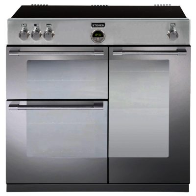 Stoves Sterling 900EI 90cm Electric Induction Range Cooker in Stainless Steel